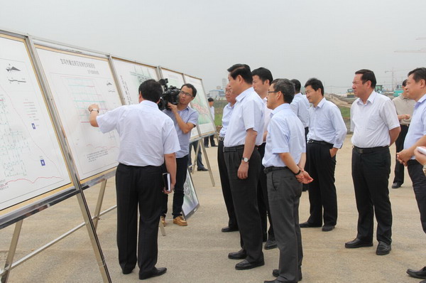 省委書記趙正永視察新區(qū)重點項目建設情況